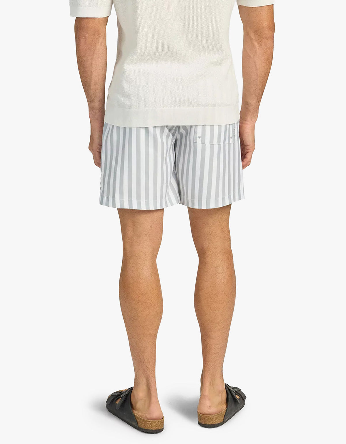 Teamster Stripe Boardy - Sleet Grey Stripe