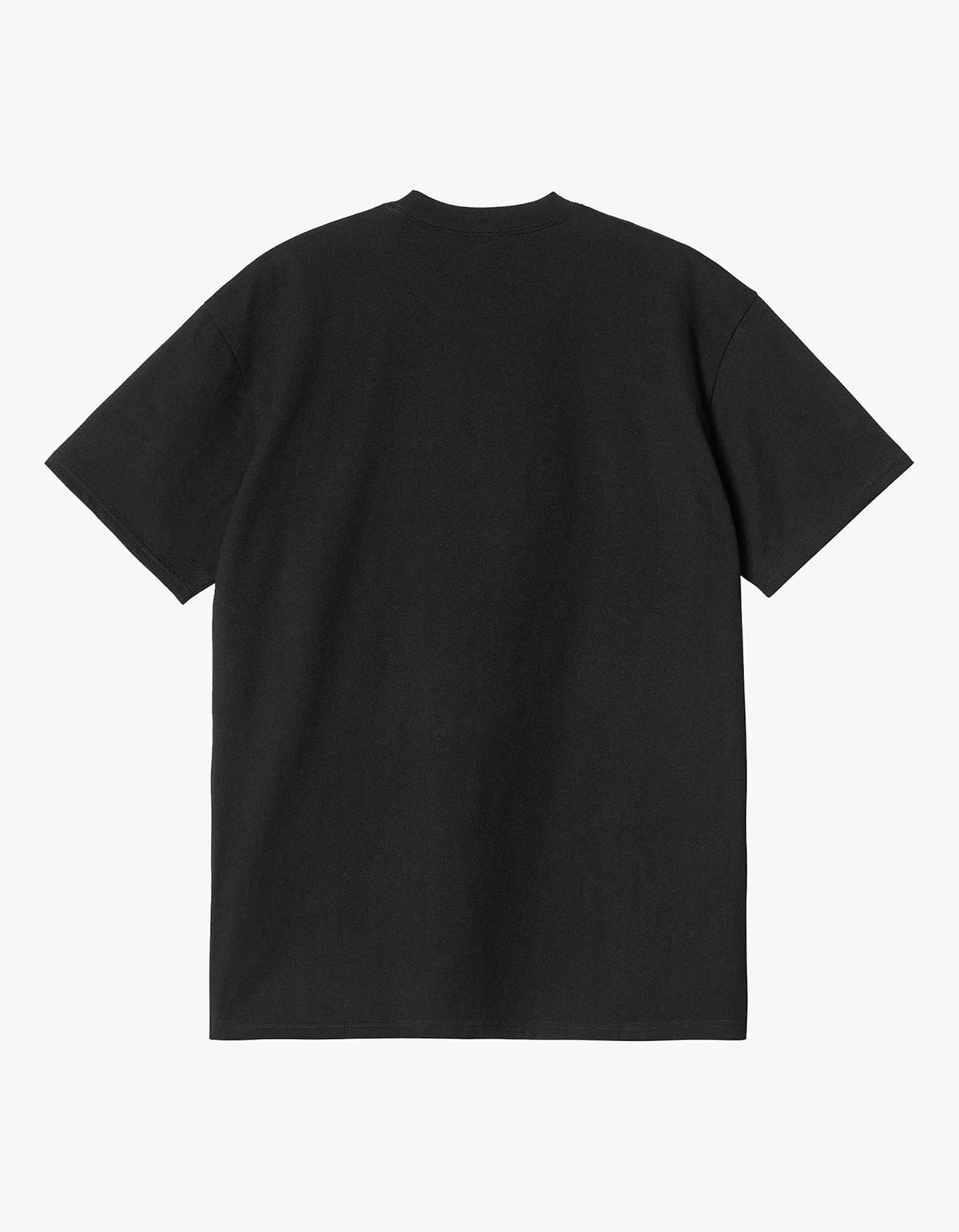 S/S Pocket Heart T Shirt - Black/Red