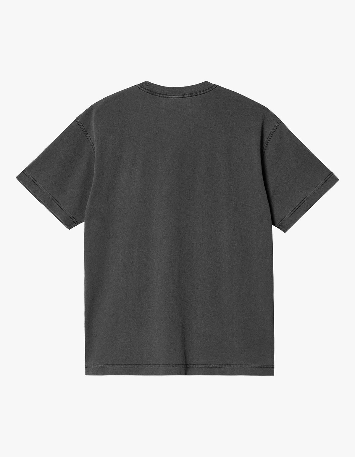 S/S Nelson T Shirt - Black (Garment Dyed)