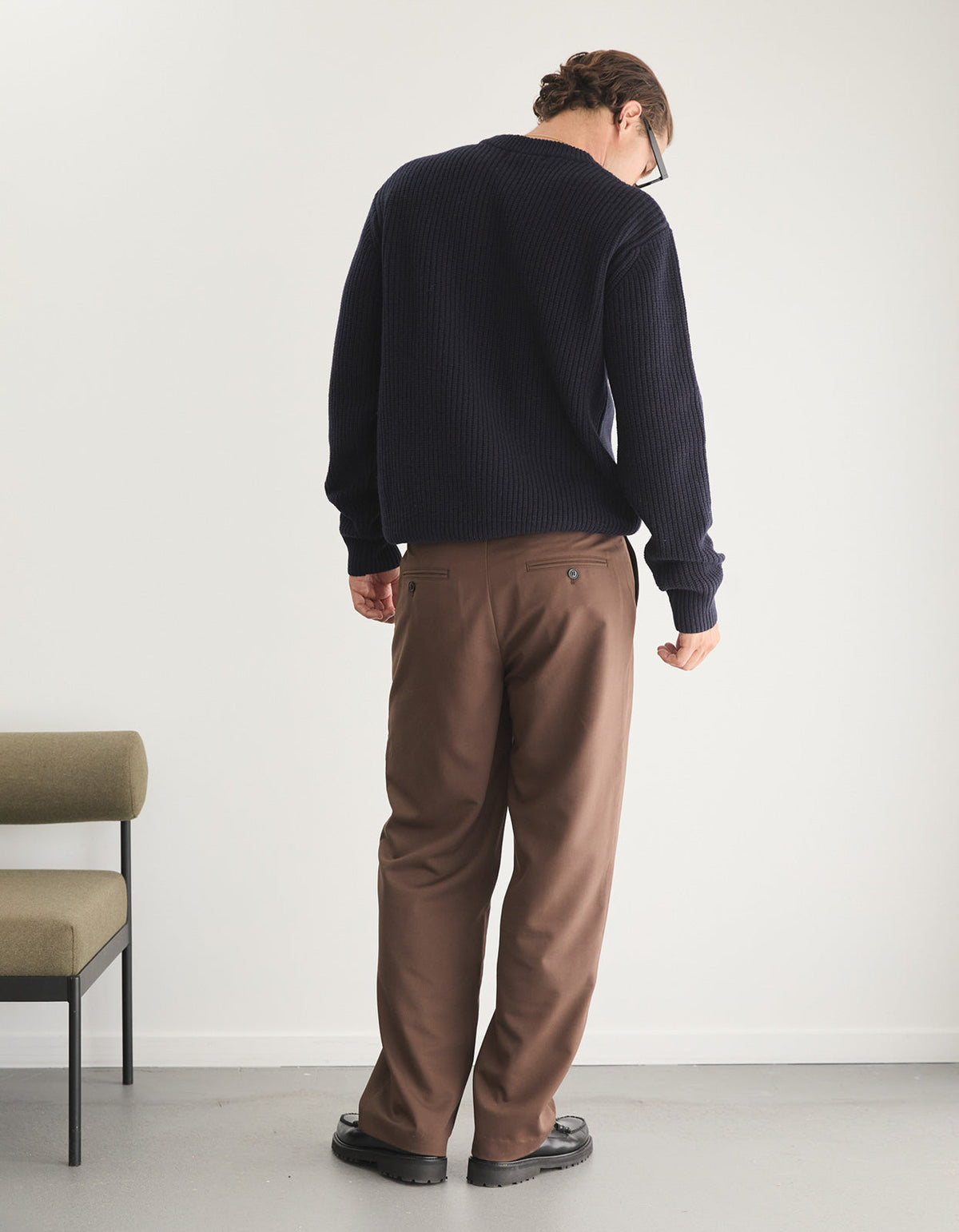 Elroy Crew Knit - Navy