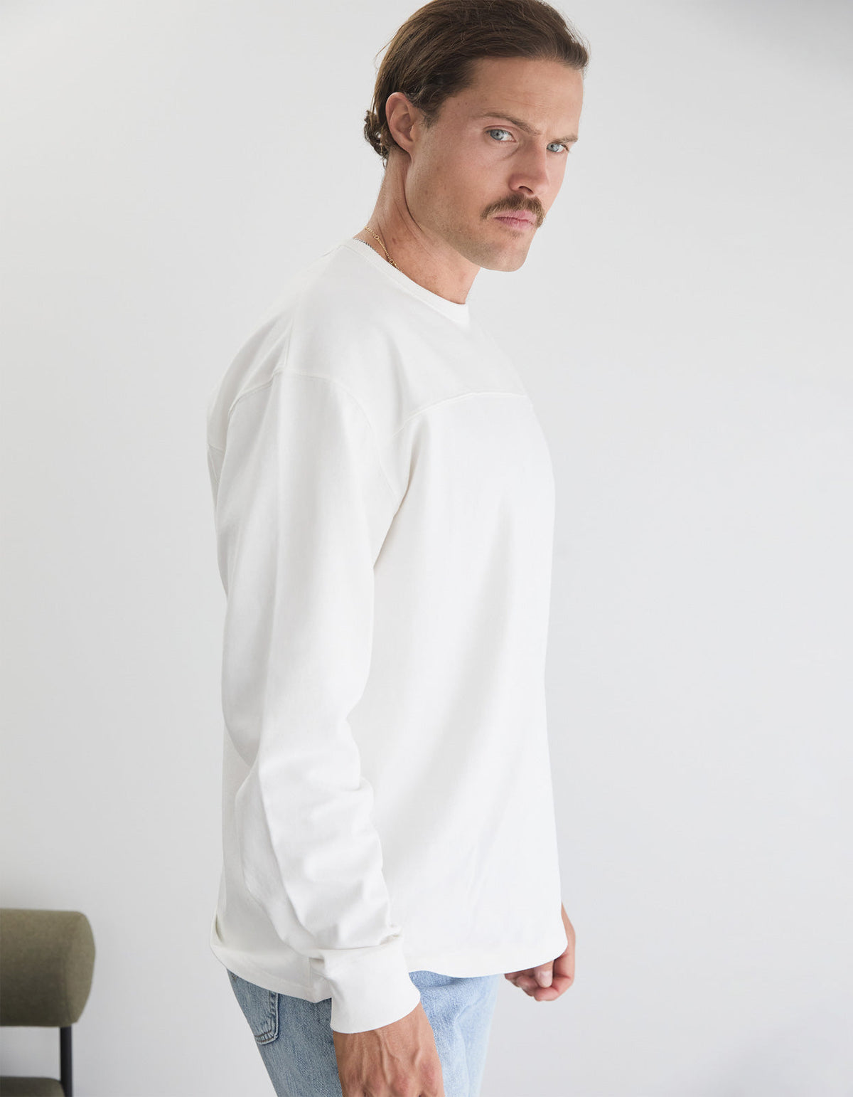 Forza Varsity L/S - White