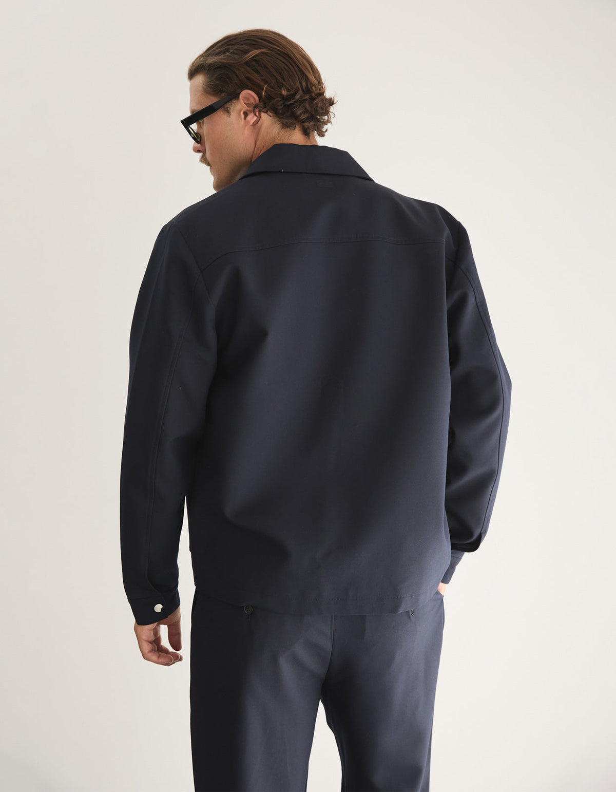 Reale Zip Jacket - Navy