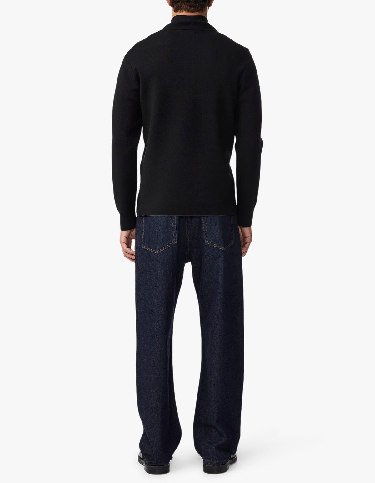 Harald Half Zip Sweater 6530 - Black 999