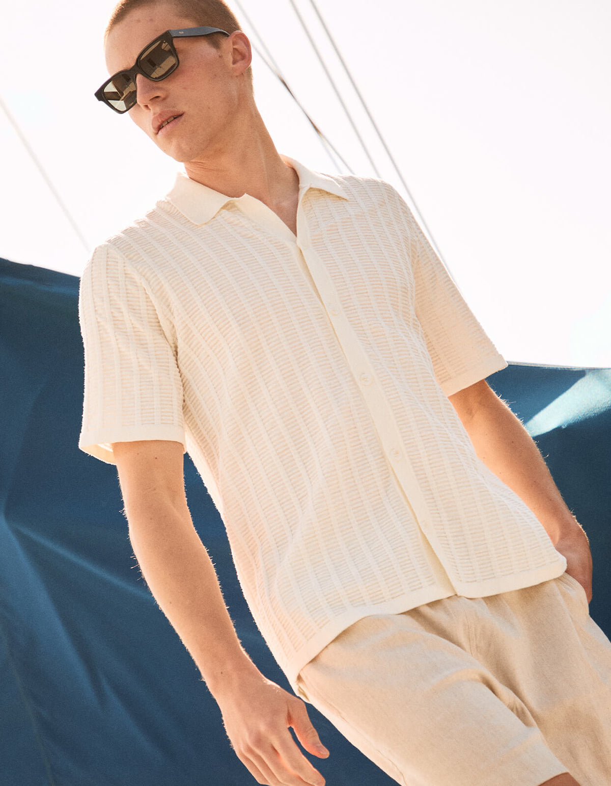 Aloha Knit Shirt - Off White