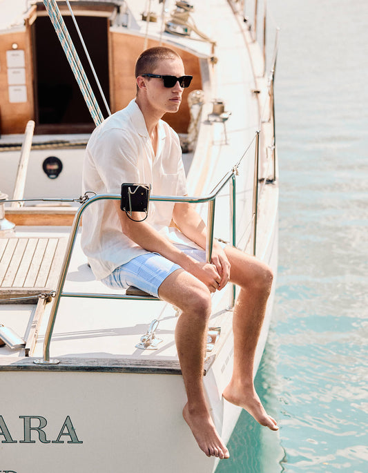 Cove Stripe Walkshort - Blue Stripe