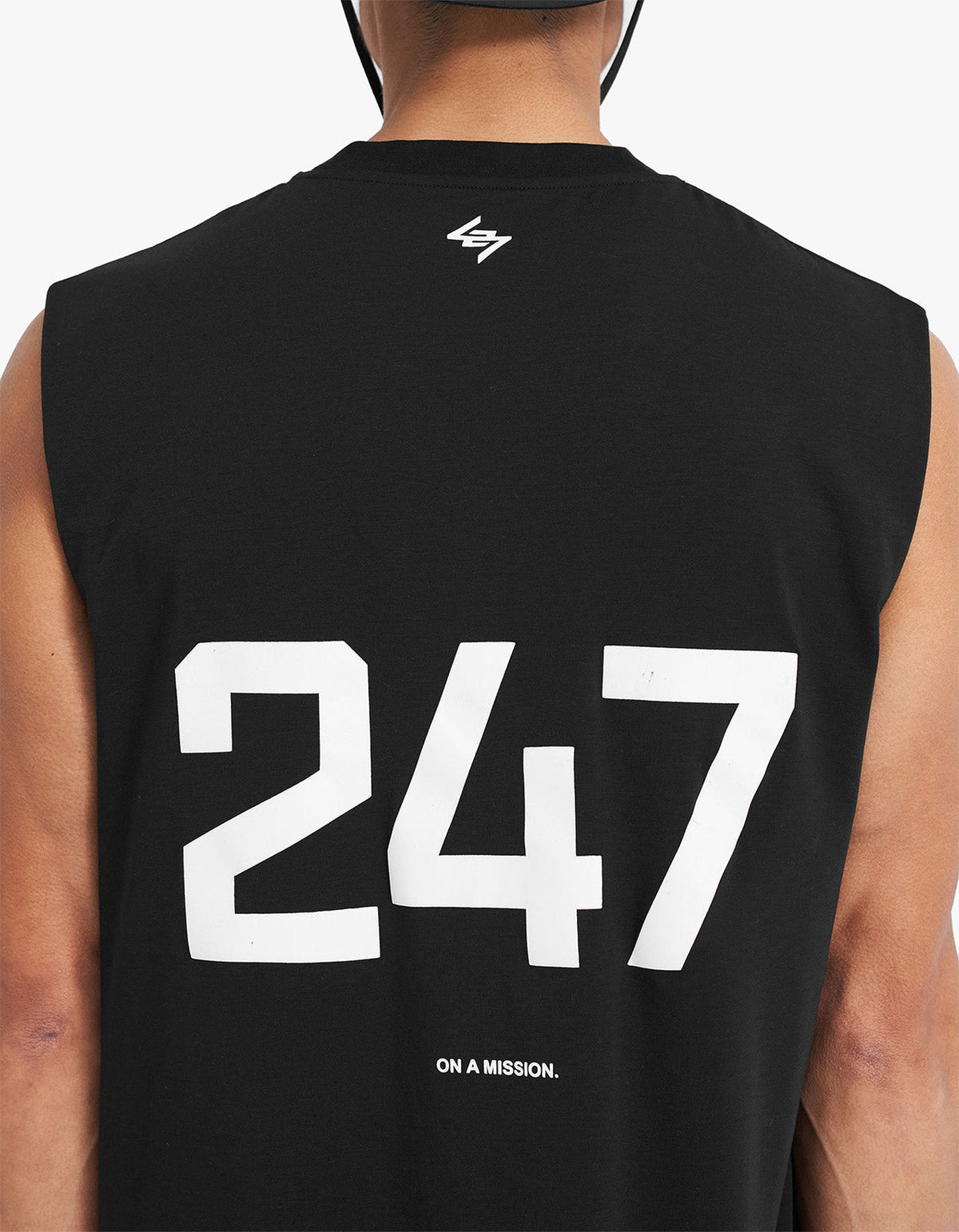 247 Oversized Tank - Jet Black
