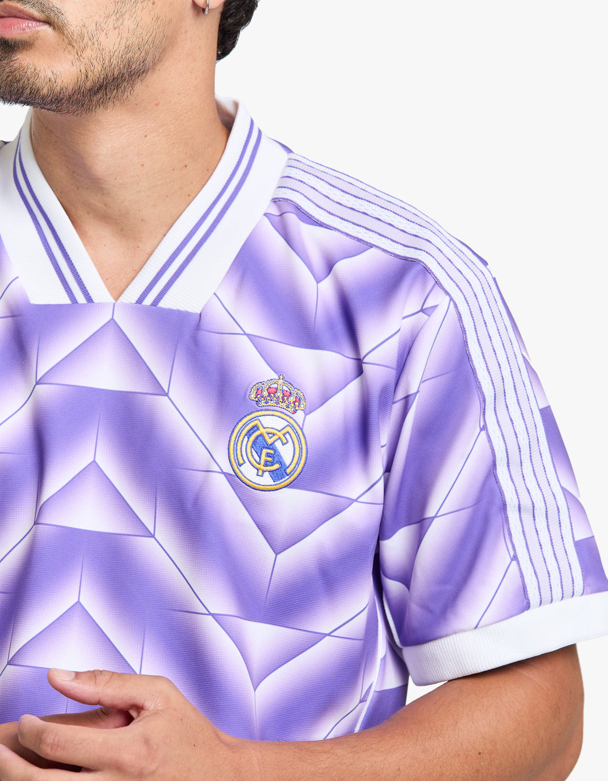 Real Madrid Lifestyler Jersey - Purple Rush/White