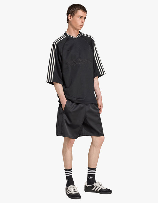 Premium Satin Shorts - Black