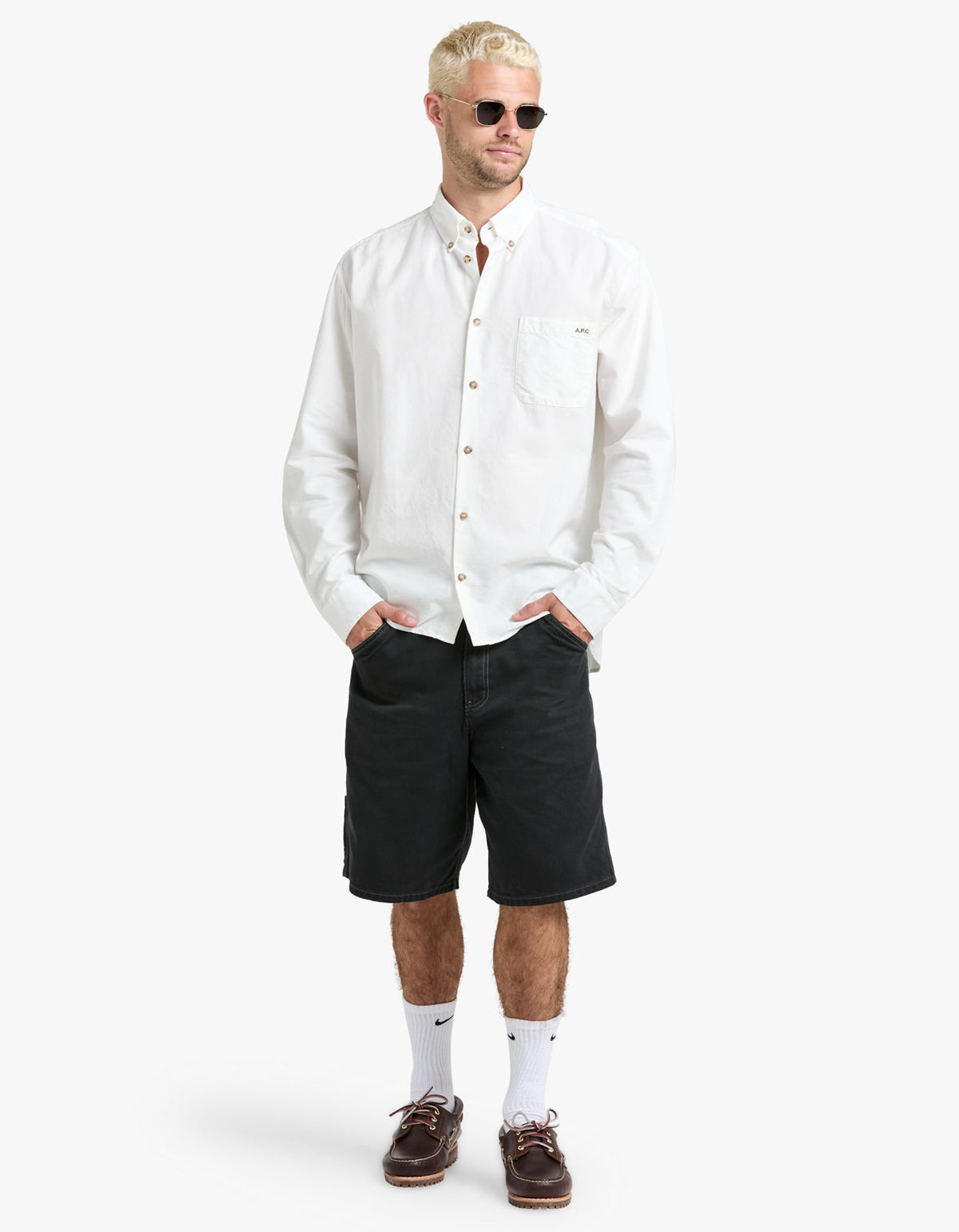 Mateo Logo Shirt - AAC Off White