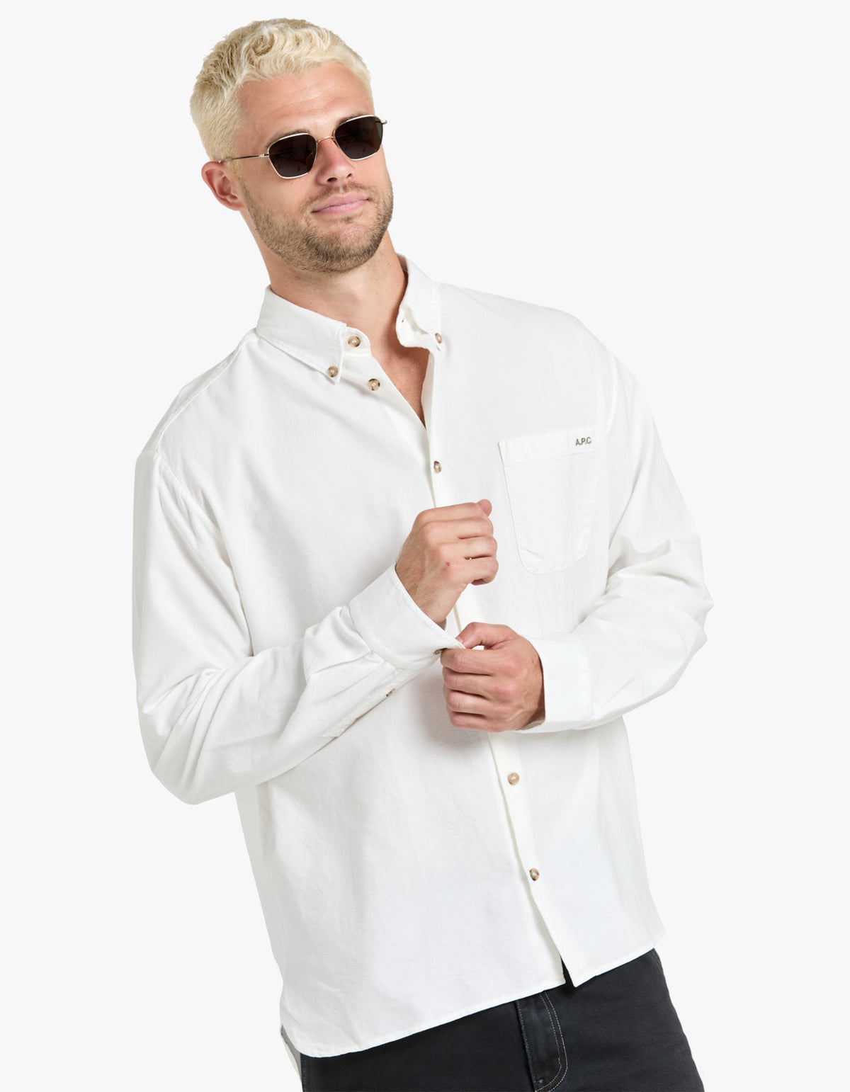 Mateo Logo Shirt - AAC Off White