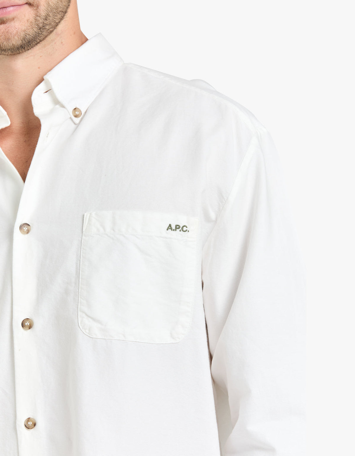 Mateo Logo Shirt - AAC Off White