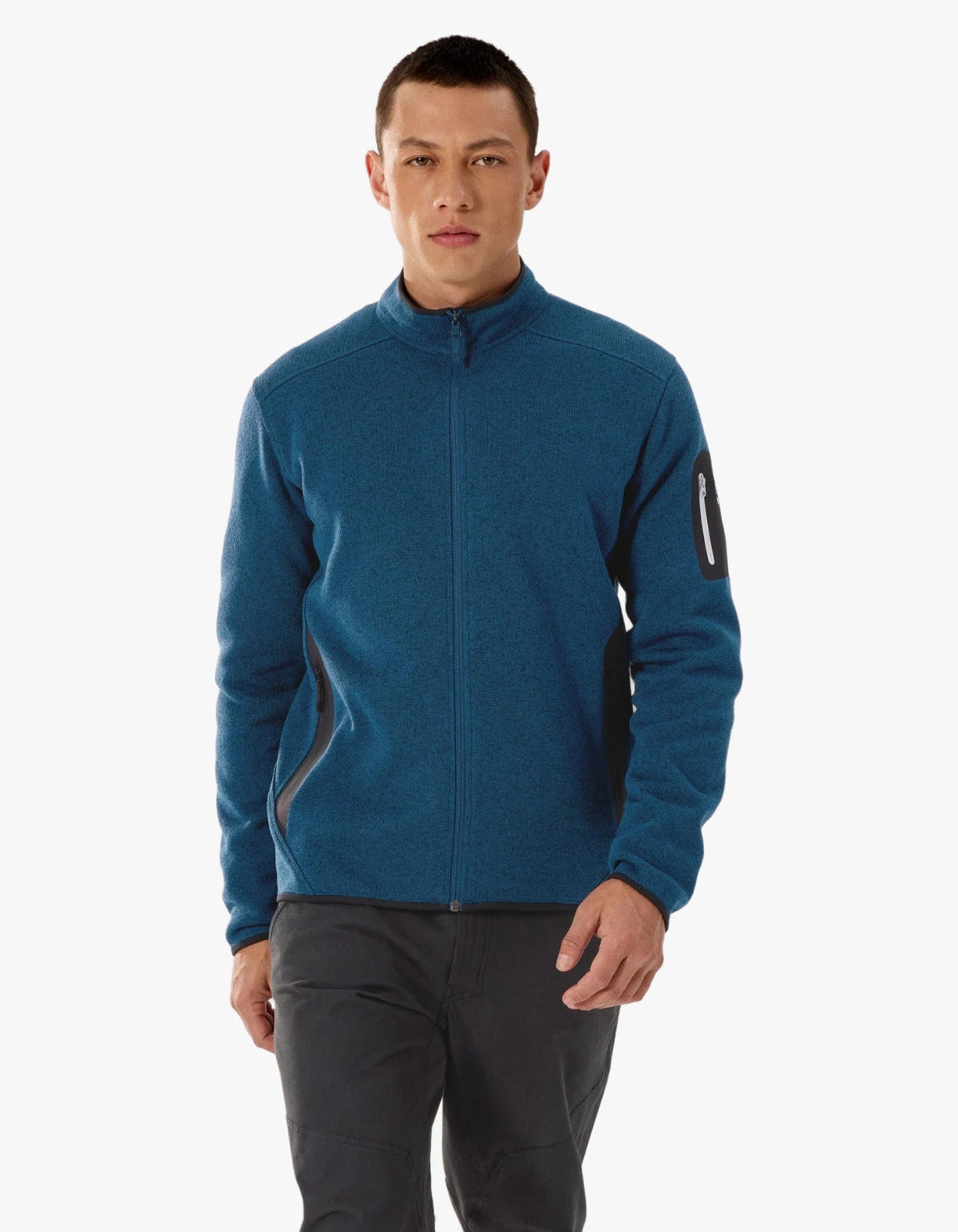 Covert Cardigan Mens - Lodestar Heather