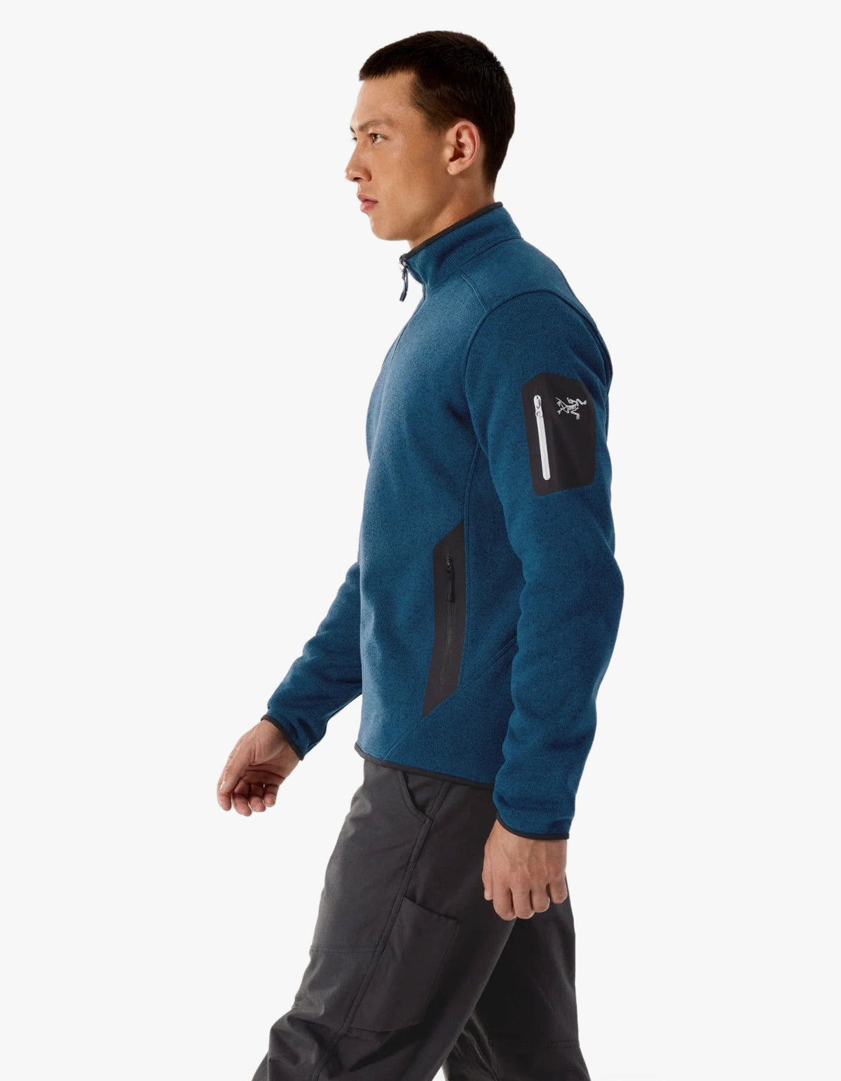 Covert Cardigan Mens - Lodestar Heather