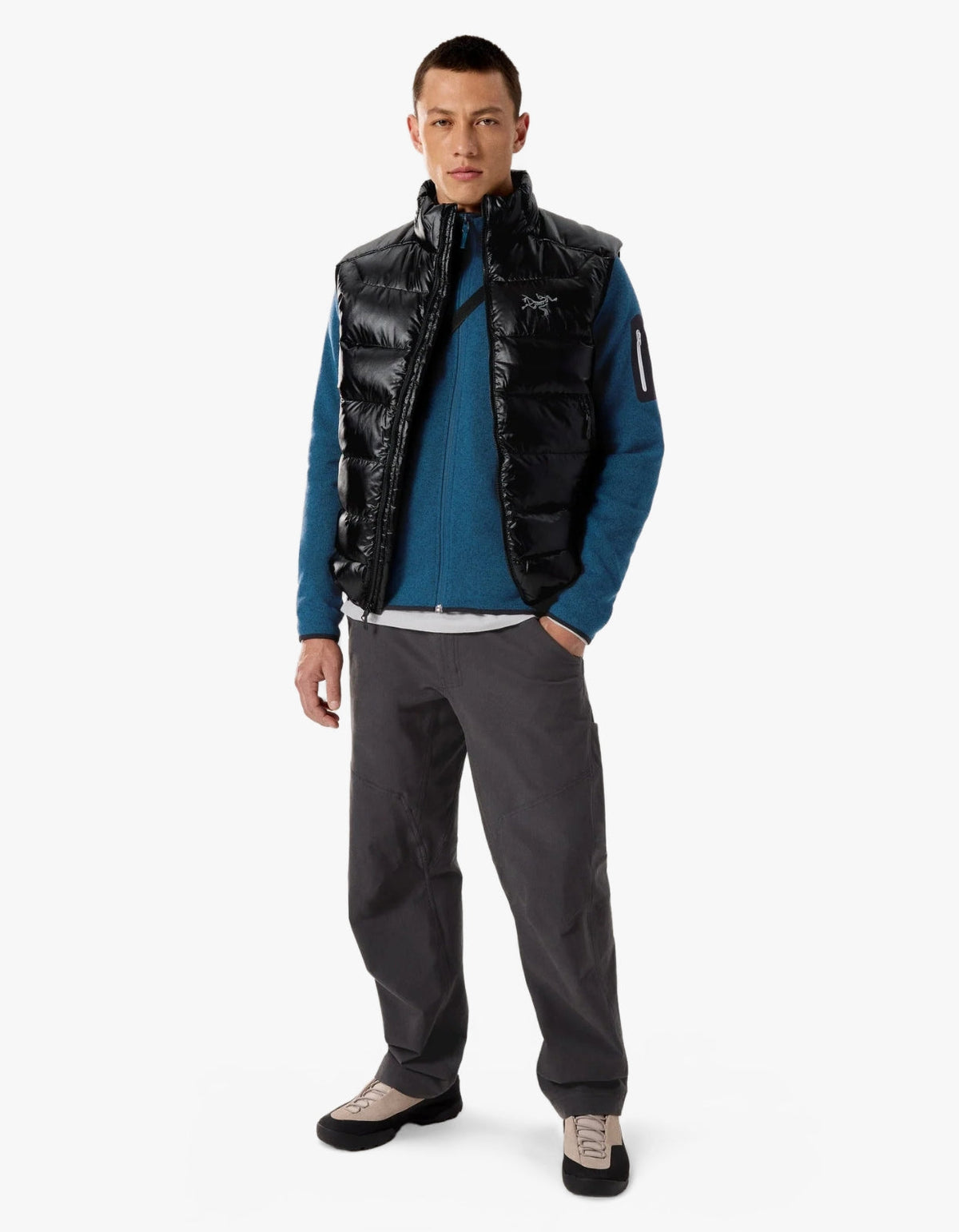 Covert Cardigan Mens - Lodestar Heather