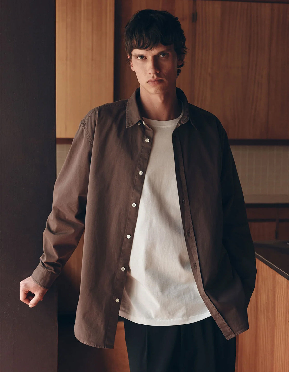 Maclean Long Sleeve Shirt - Bark