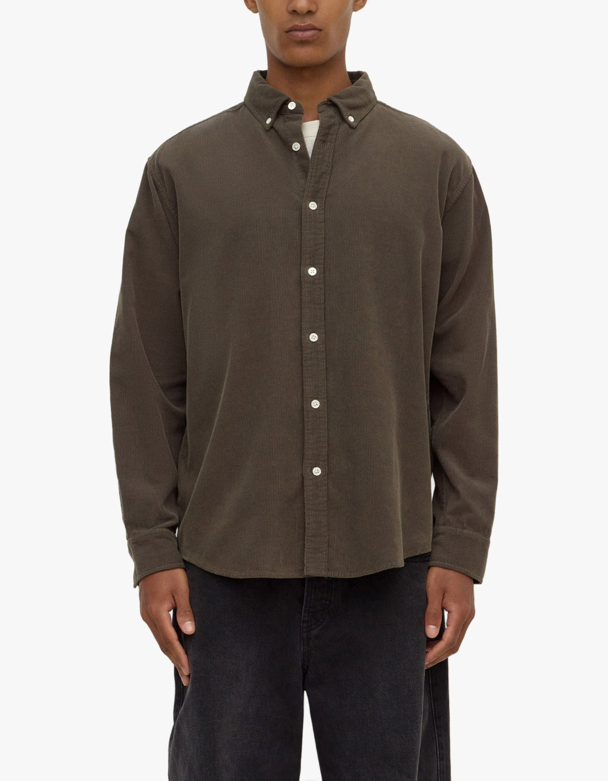Cord Long Sleeve Shirt - Sorrel
