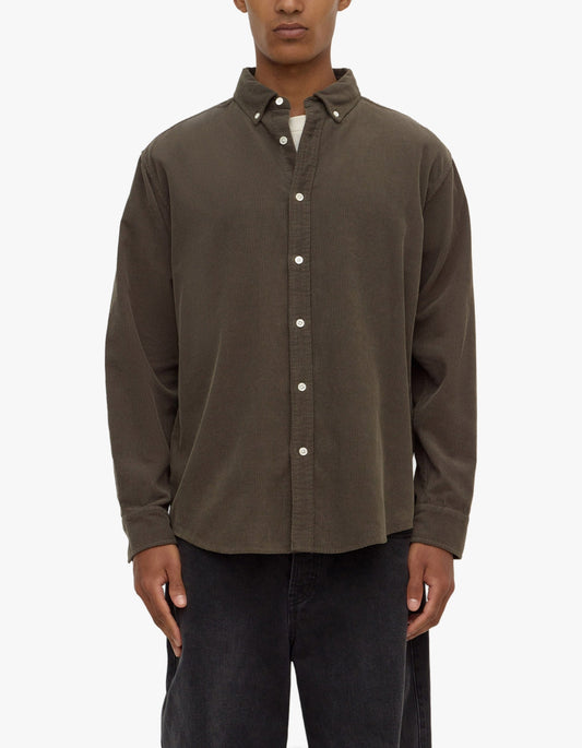 Cord Long Sleeve Shirt - Sorrel