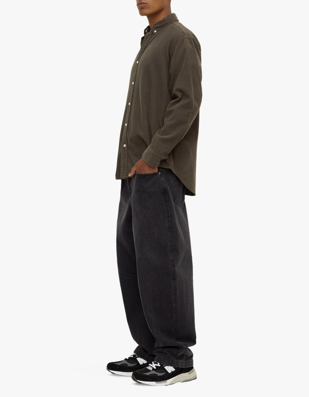 Cord Long Sleeve Shirt - Sorrel
