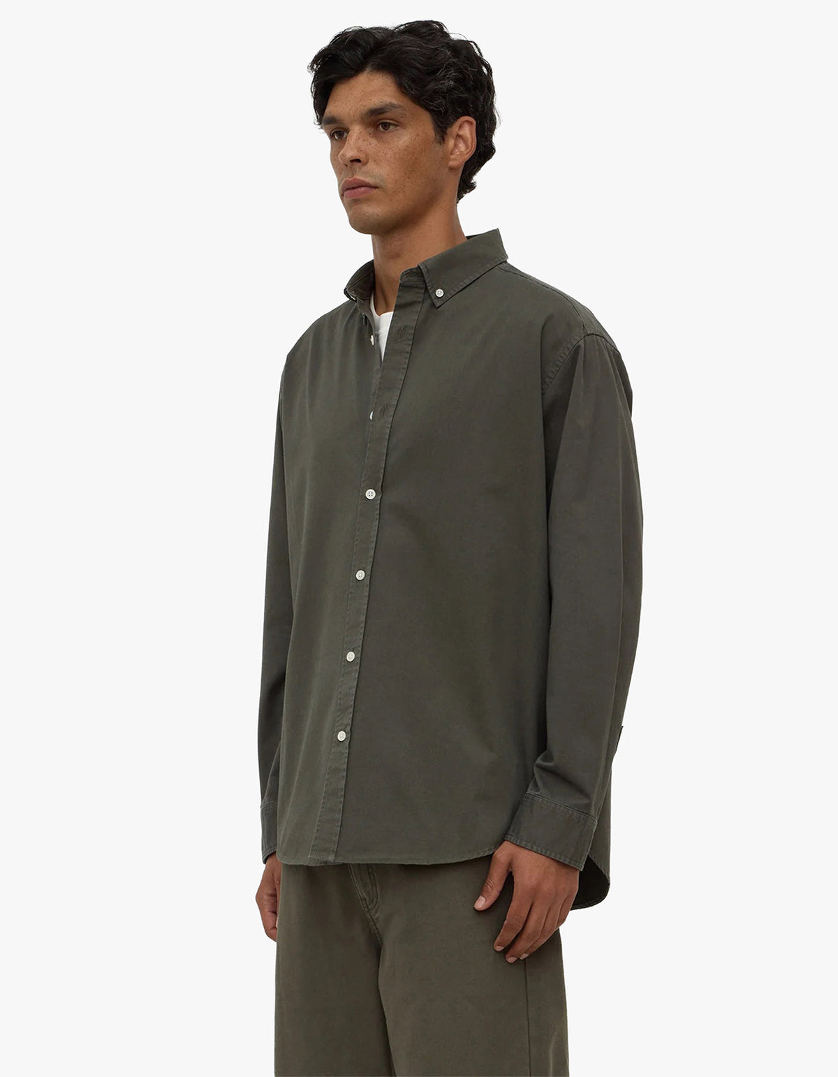 Maclean Long Sleeve Shirt - Moss