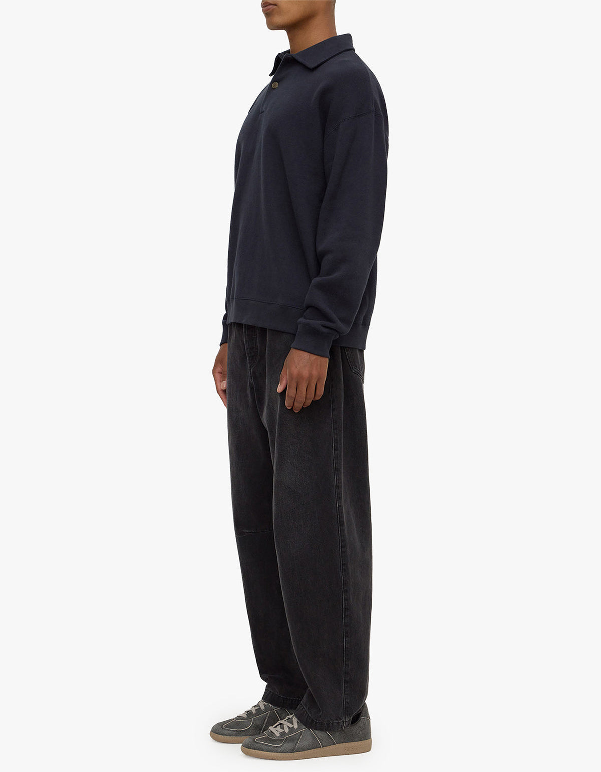 Newport Fleece Polo - True Navy