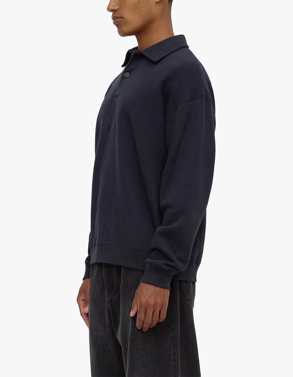 Newport Fleece Polo - True Navy
