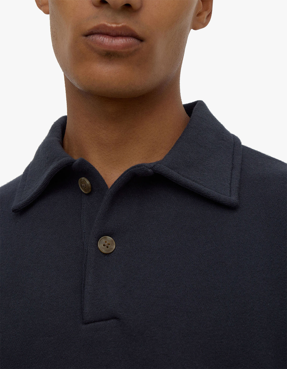 Newport Fleece Polo - True Navy