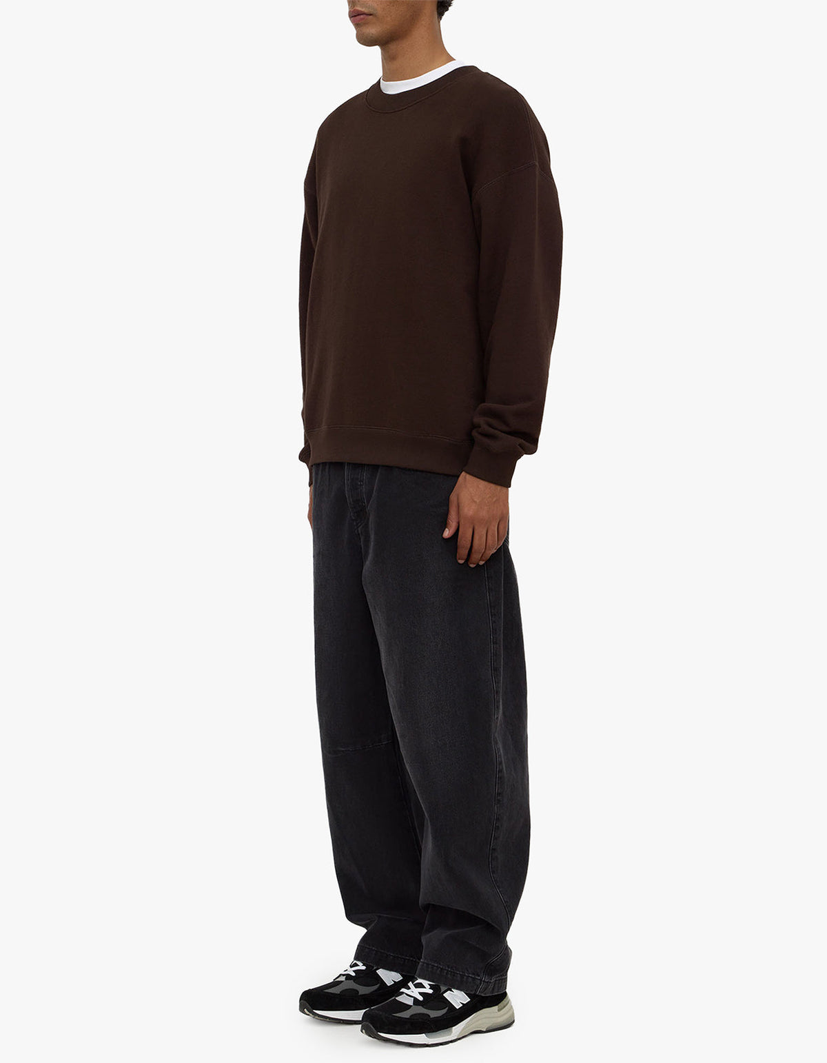 Newport Fleece Sweat - Ganache
