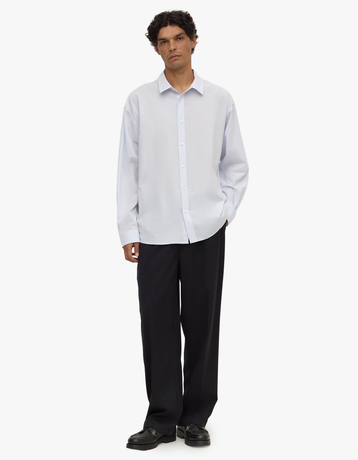 Franco Long Sleeve Shirt - Powder Blue