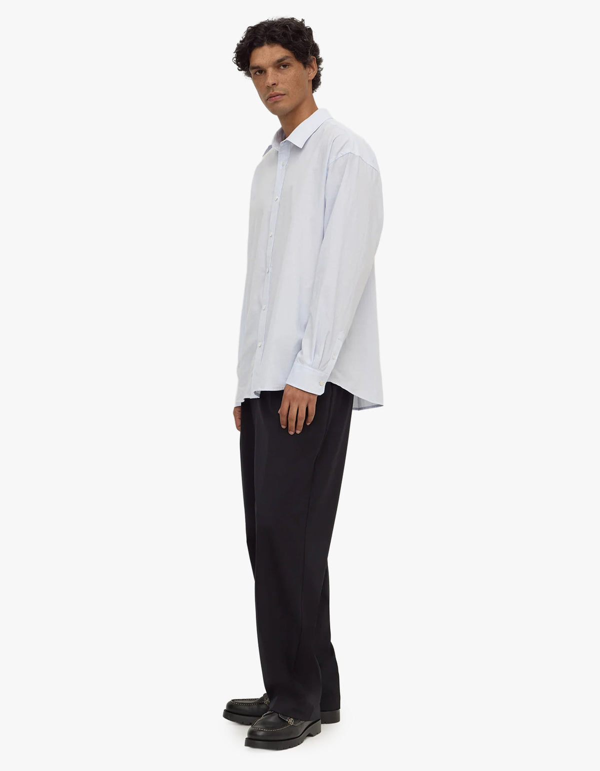 Franco Long Sleeve Shirt - Powder Blue