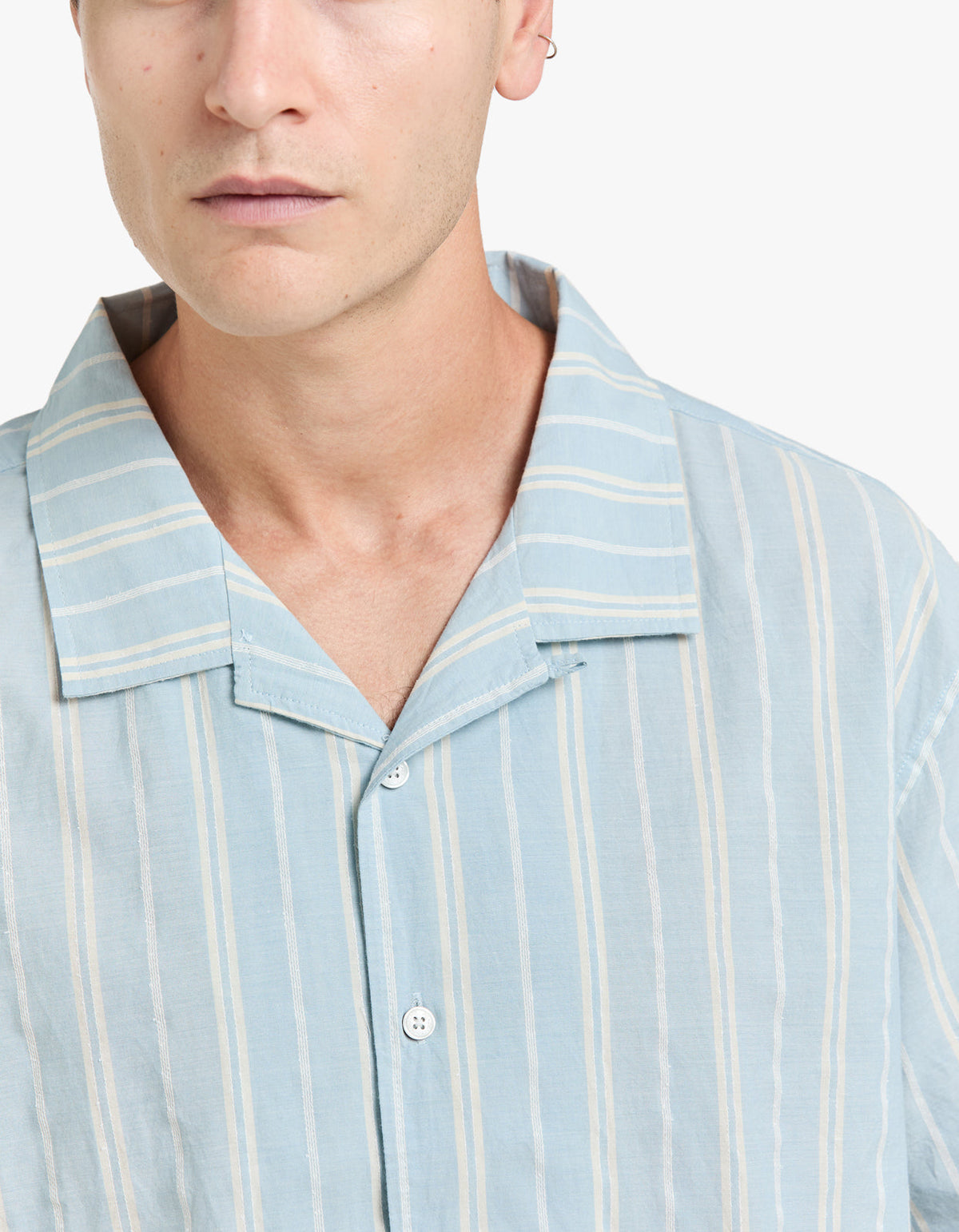 Burt Short Sleeve Shirt - Cool Blue