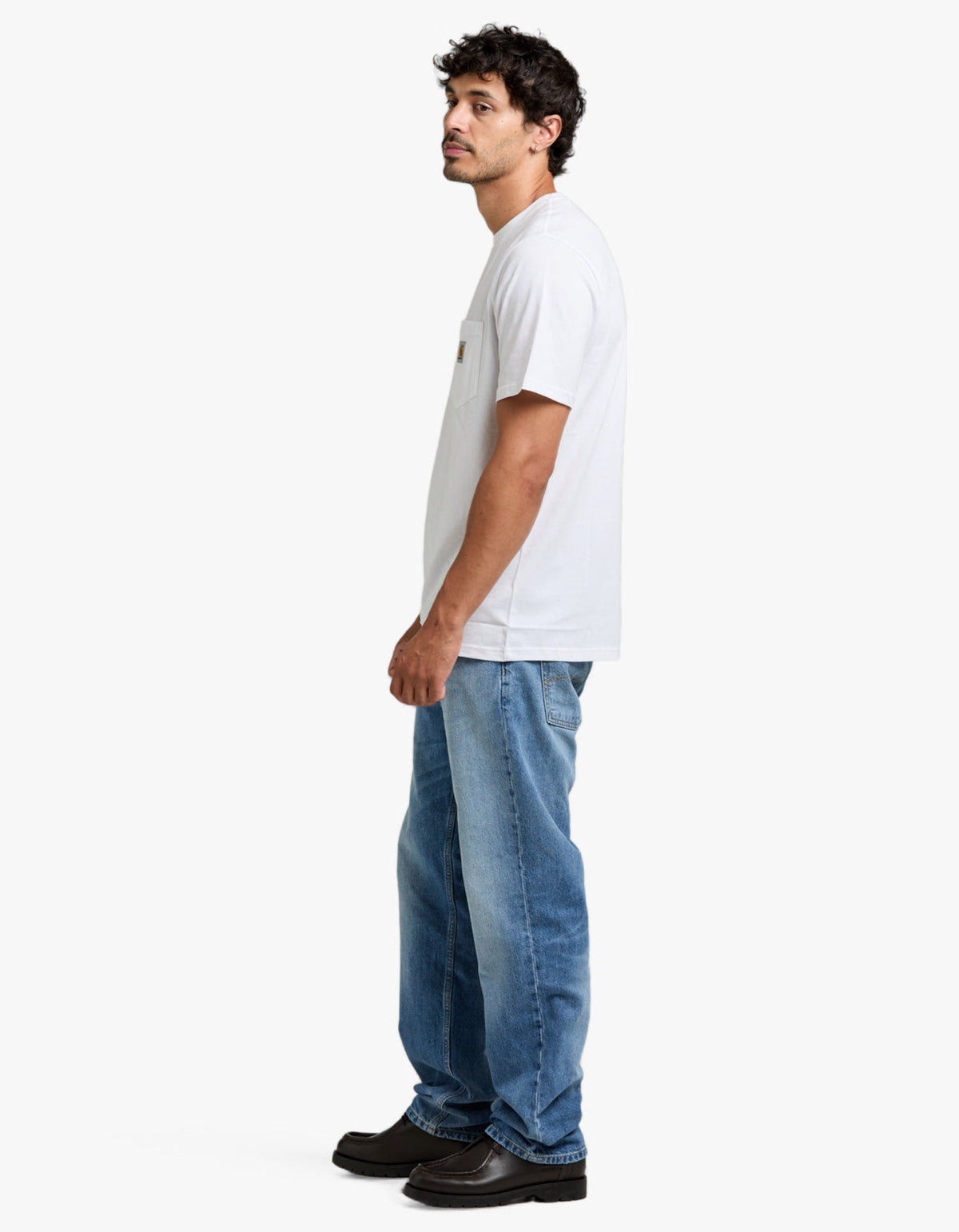 Marlow Pant - Blue (Worn Bleached)