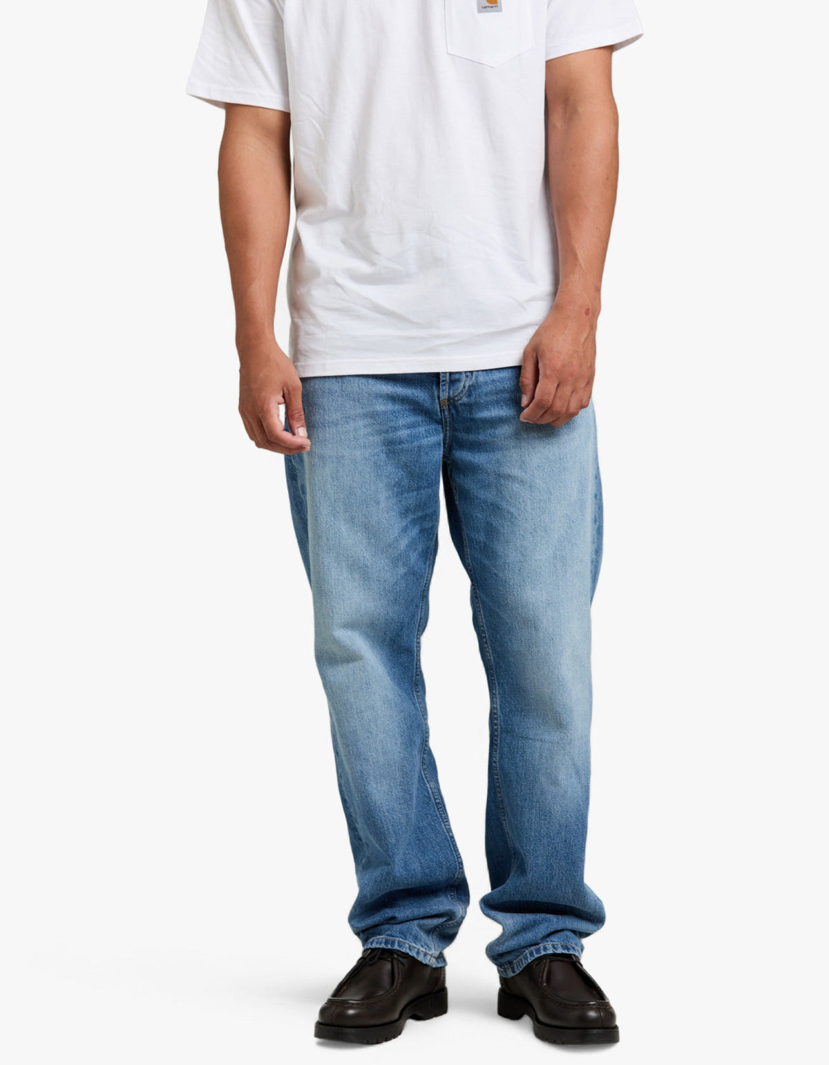 Marlow Pant - Blue (Worn Bleached)