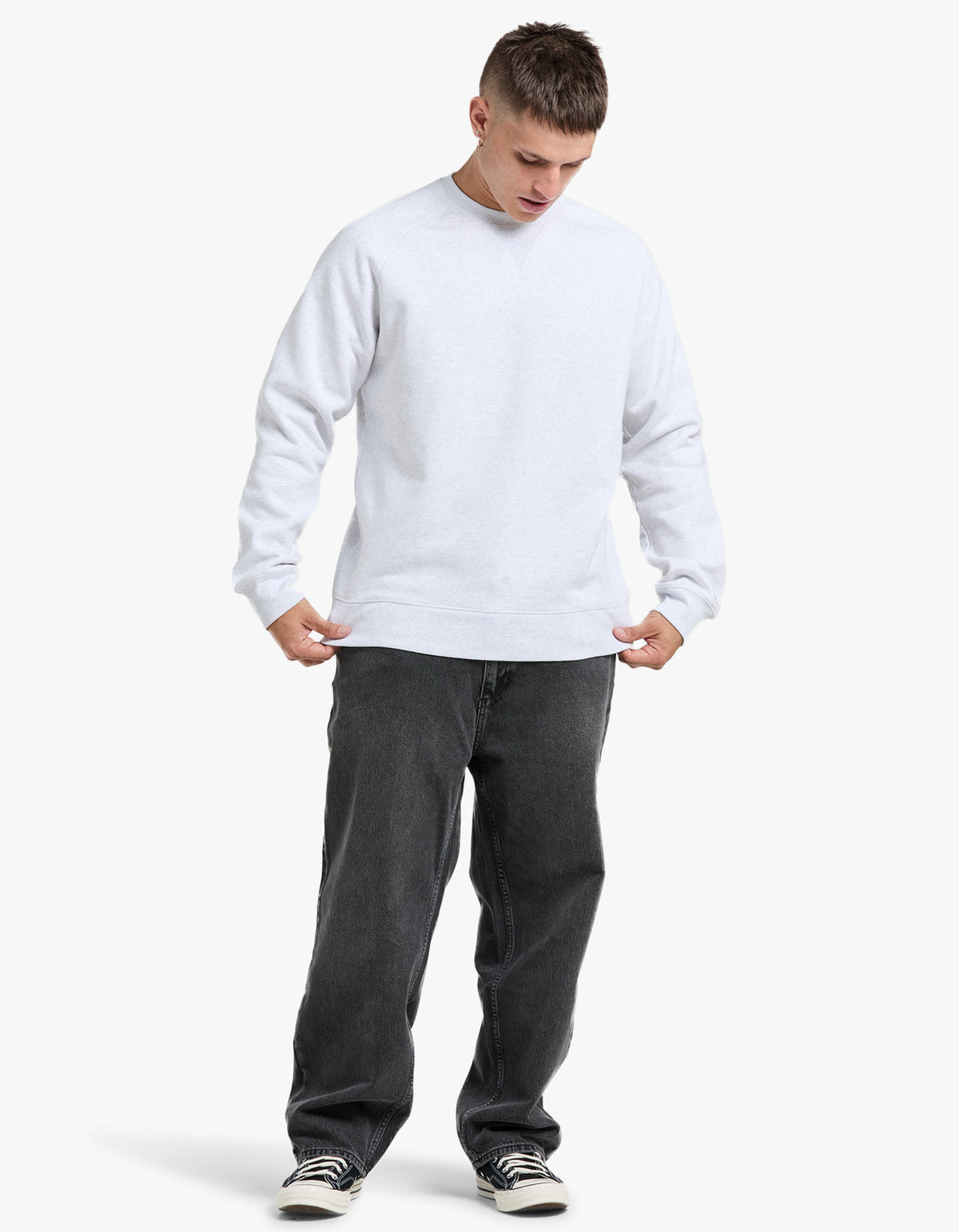 Chase Sweat - Ash Heather/Gold