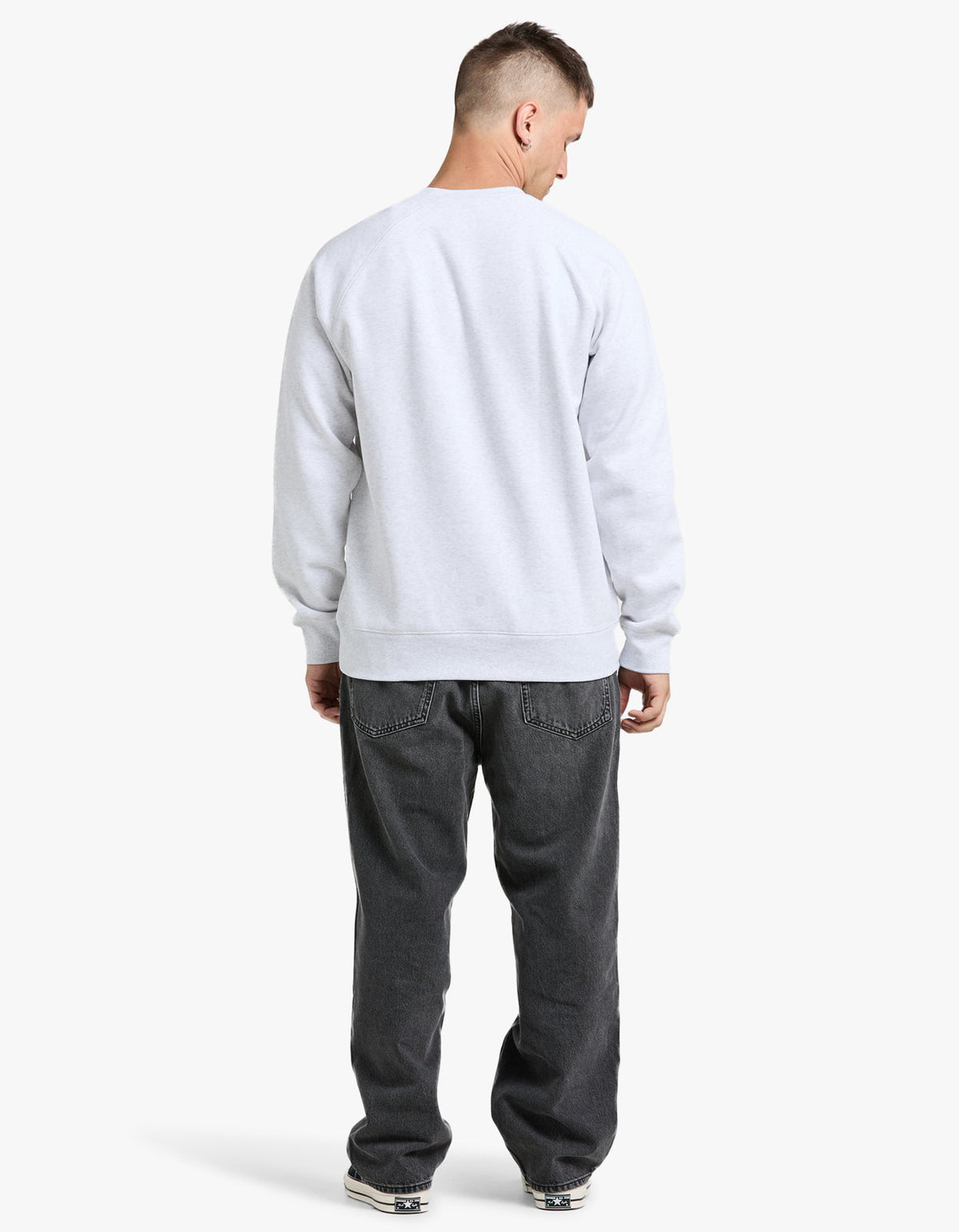 Chase Sweat - Ash Heather/Gold