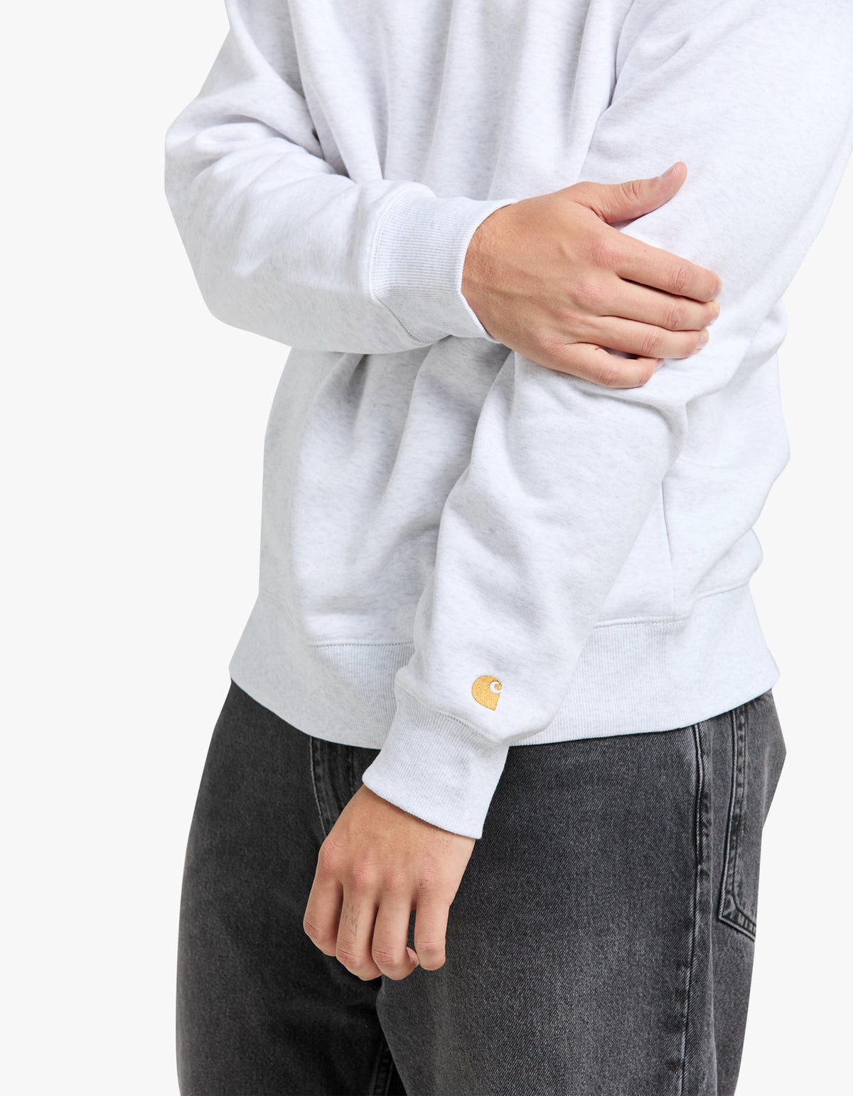 Chase Sweat - Ash Heather/Gold