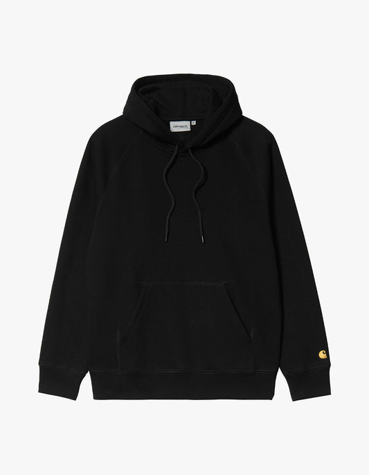 Hooded Chase Sweat - Black/Gold