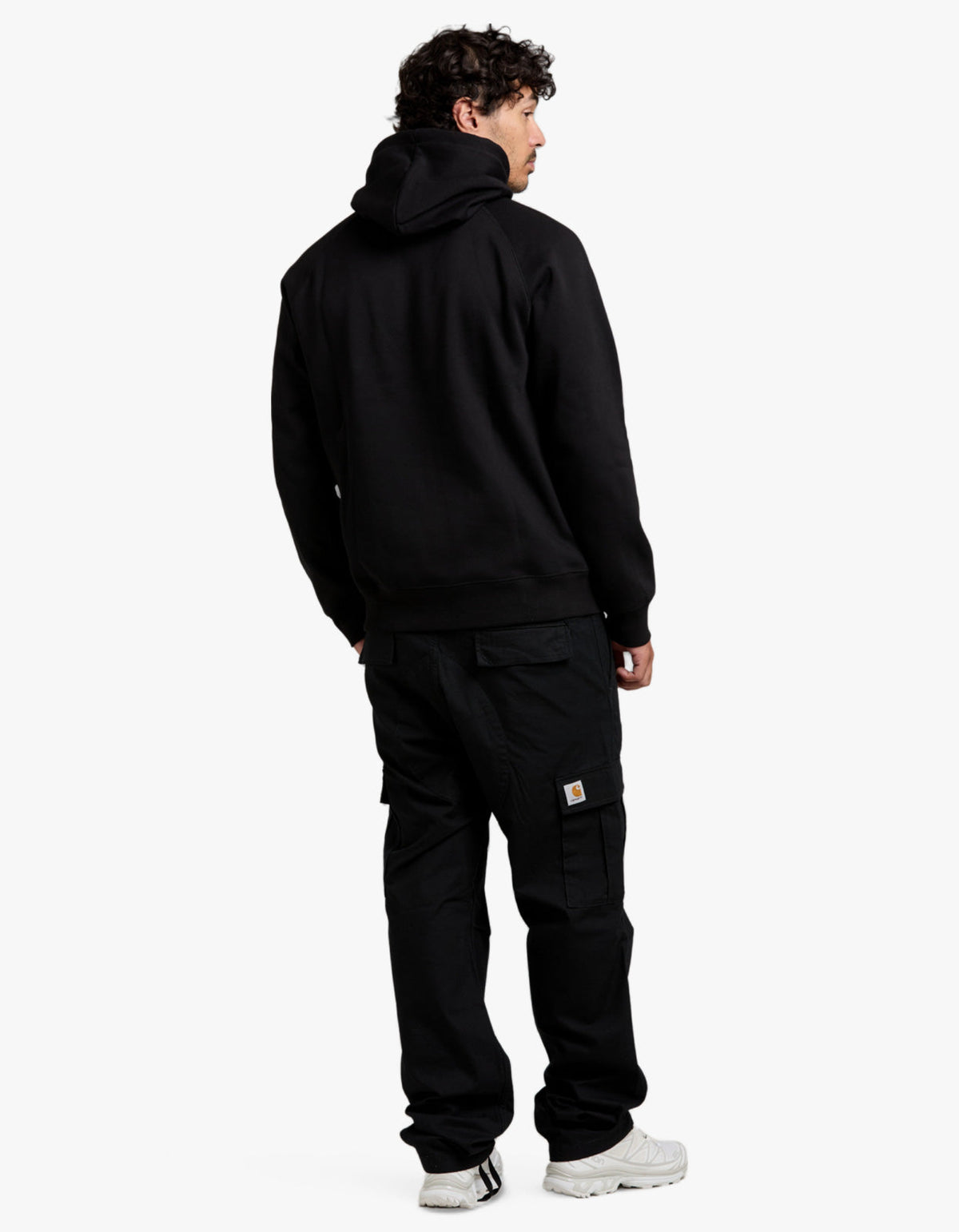 Hooded Chase Sweat - Black/Gold