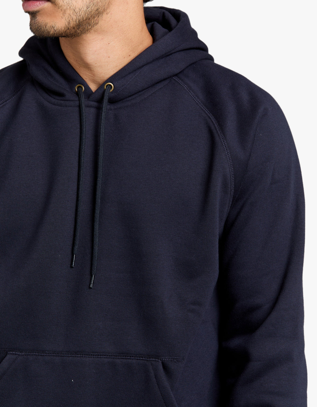 Hooded Chase Sweat - Dark Navy/Gold