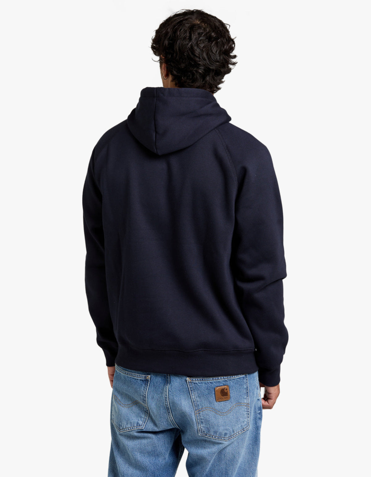 Hooded Chase Sweat - Dark Navy/Gold