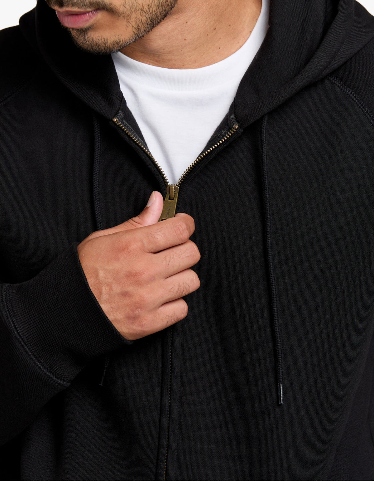 Hooded Chase Jacket - Black/Gold