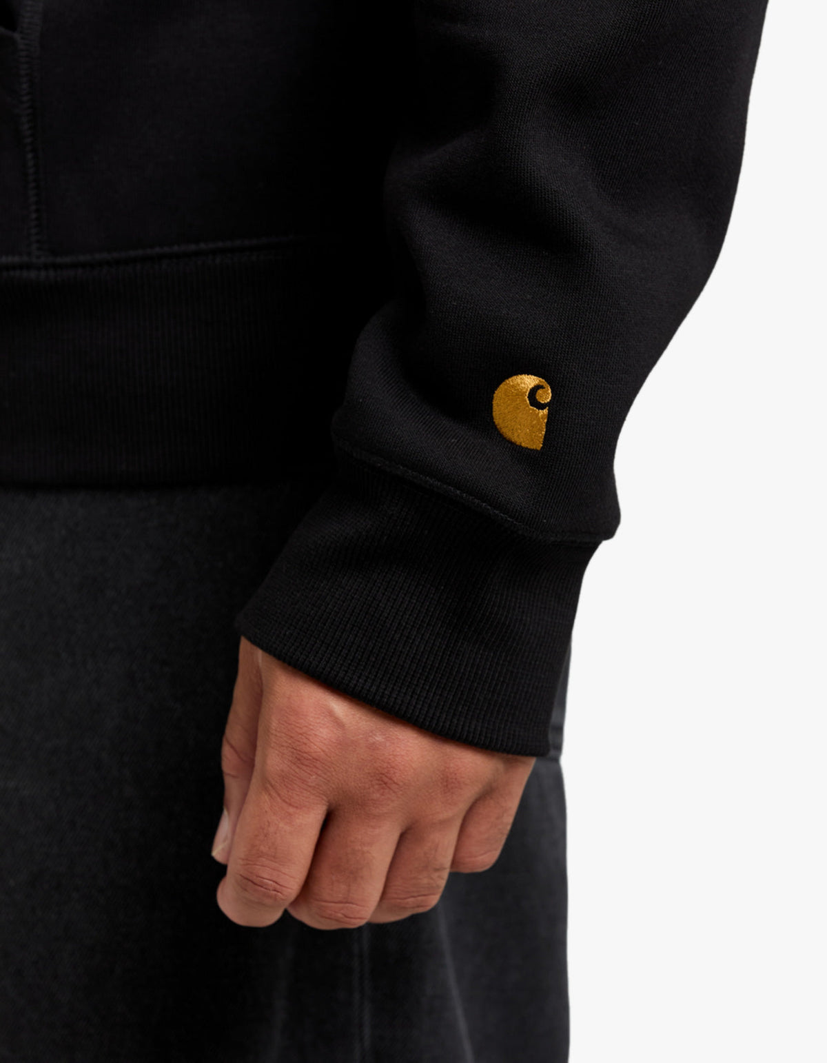 Hooded Chase Jacket - Black/Gold