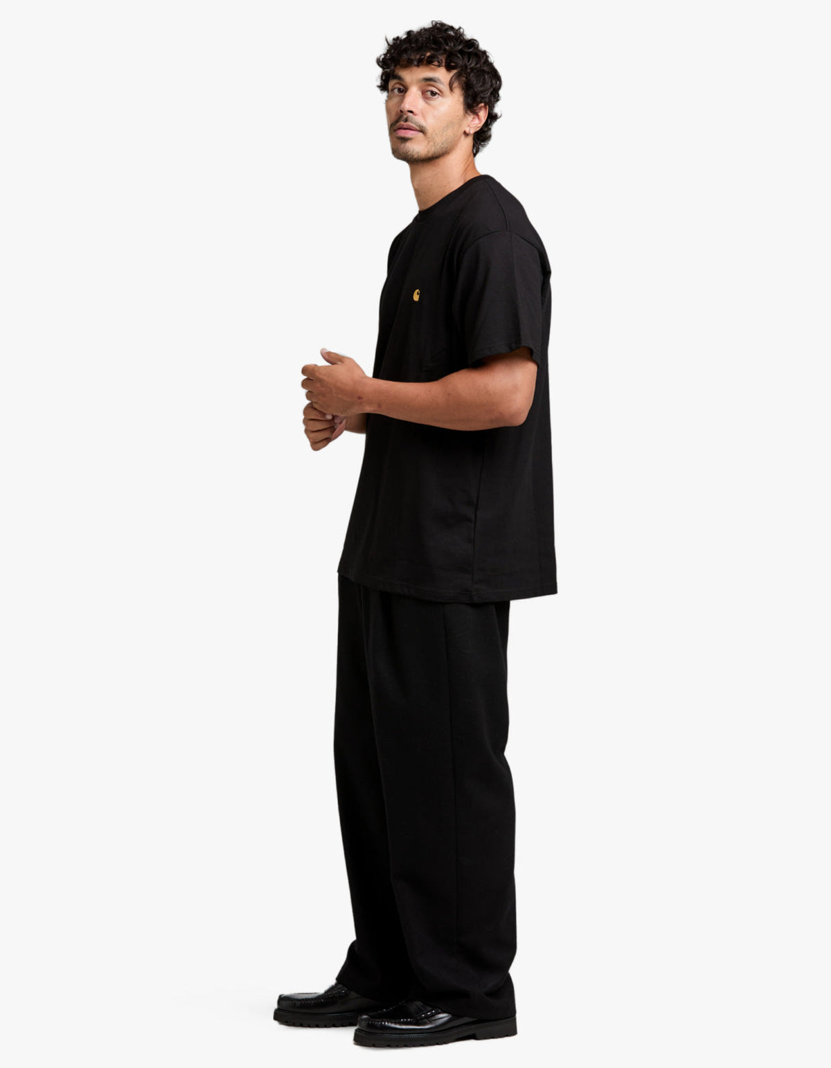 S/S Chase T Shirt - Black/Gold