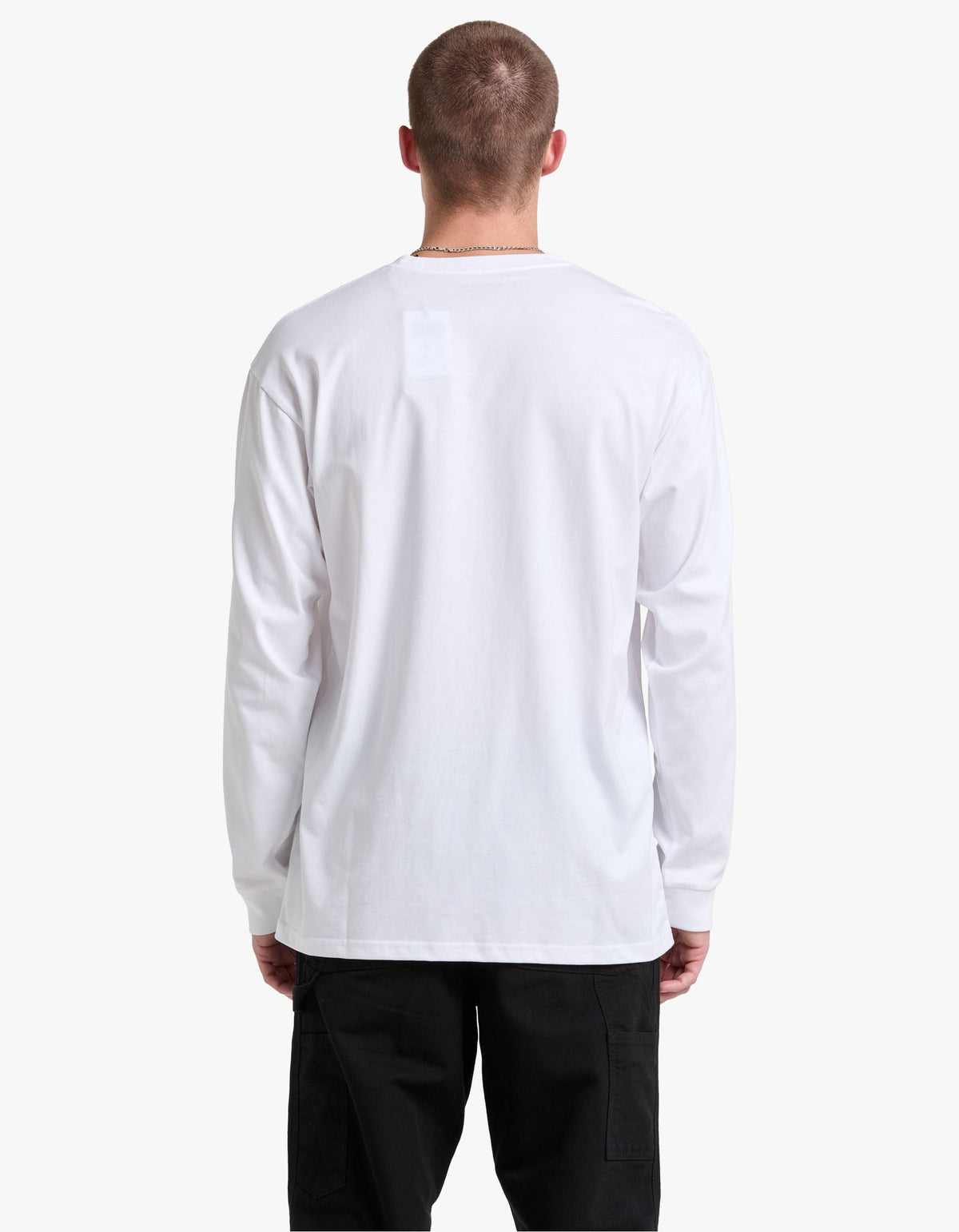 L/S Chase T Shirt - White/Gold