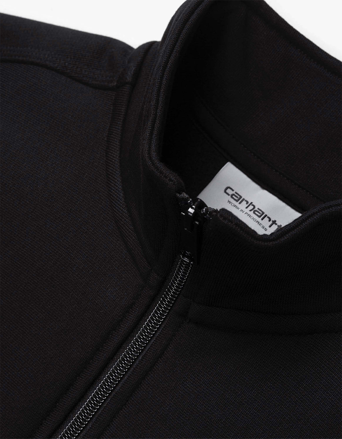 Half Zip American Script Sweat - Black