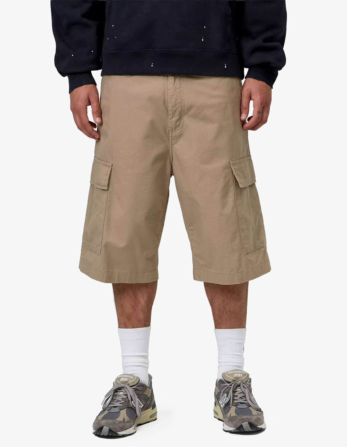 Regular Cargo Short - Leather Rinsed