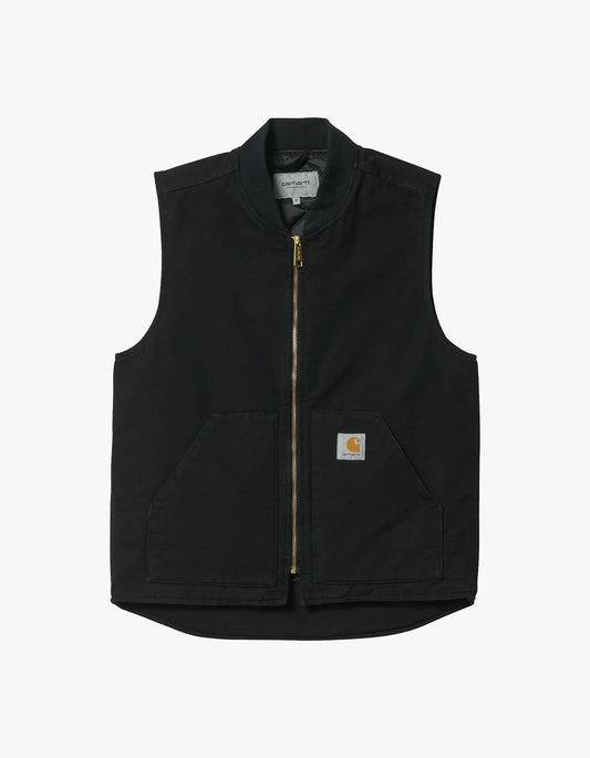 Classic Vest - Black Rinsed
