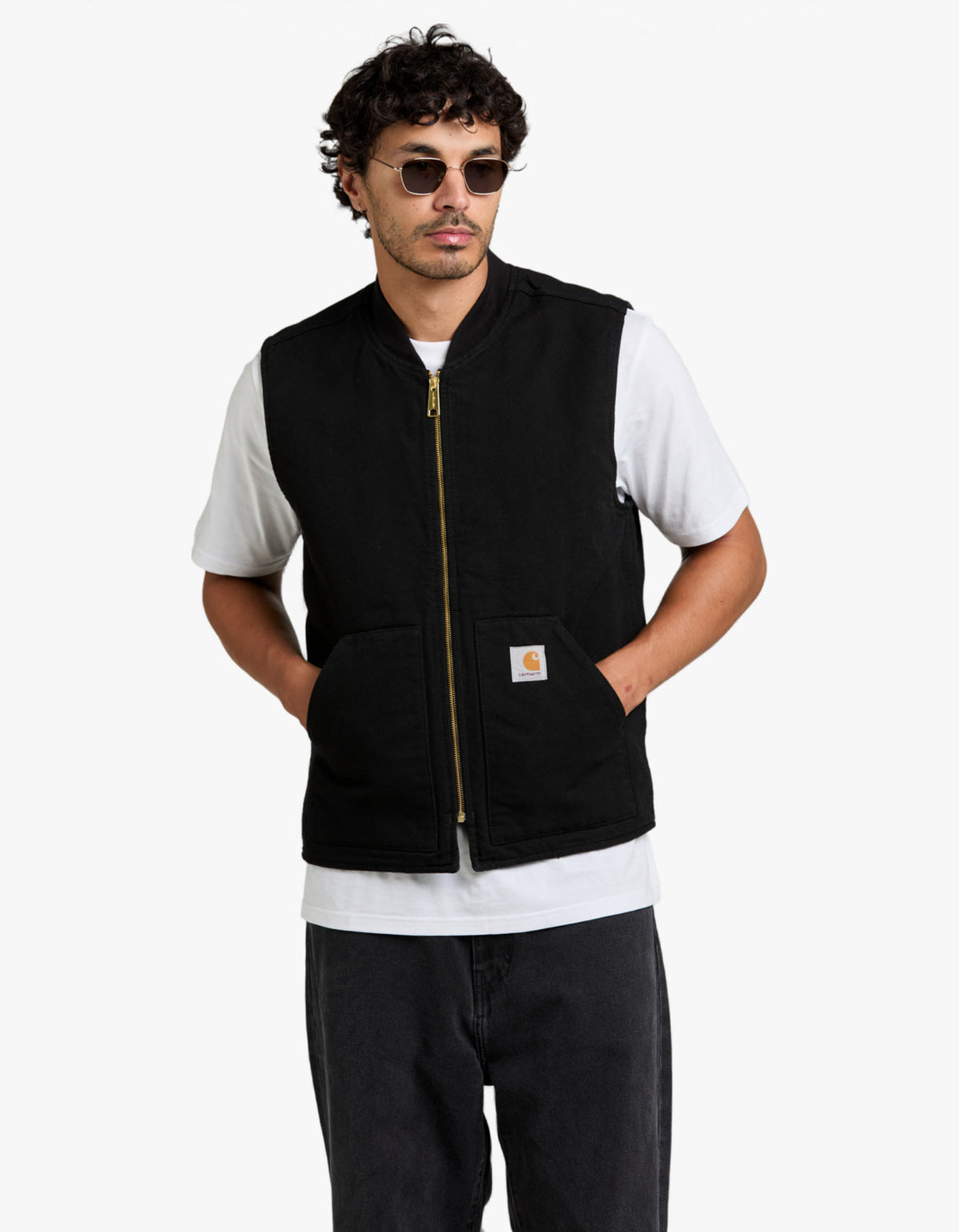 Classic Vest - Black Rinsed