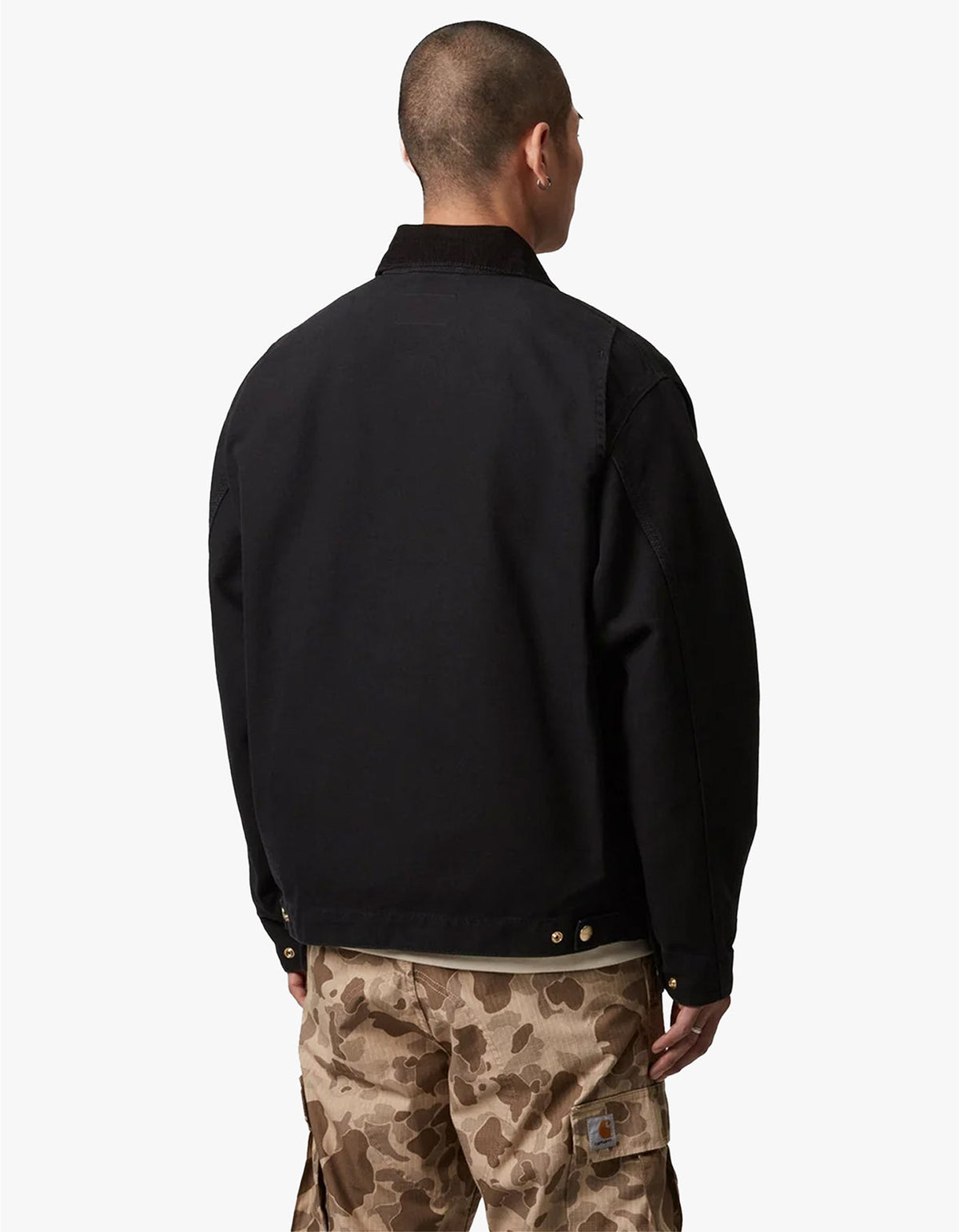 Detroit Jacket - Black/Black (Rinsed)