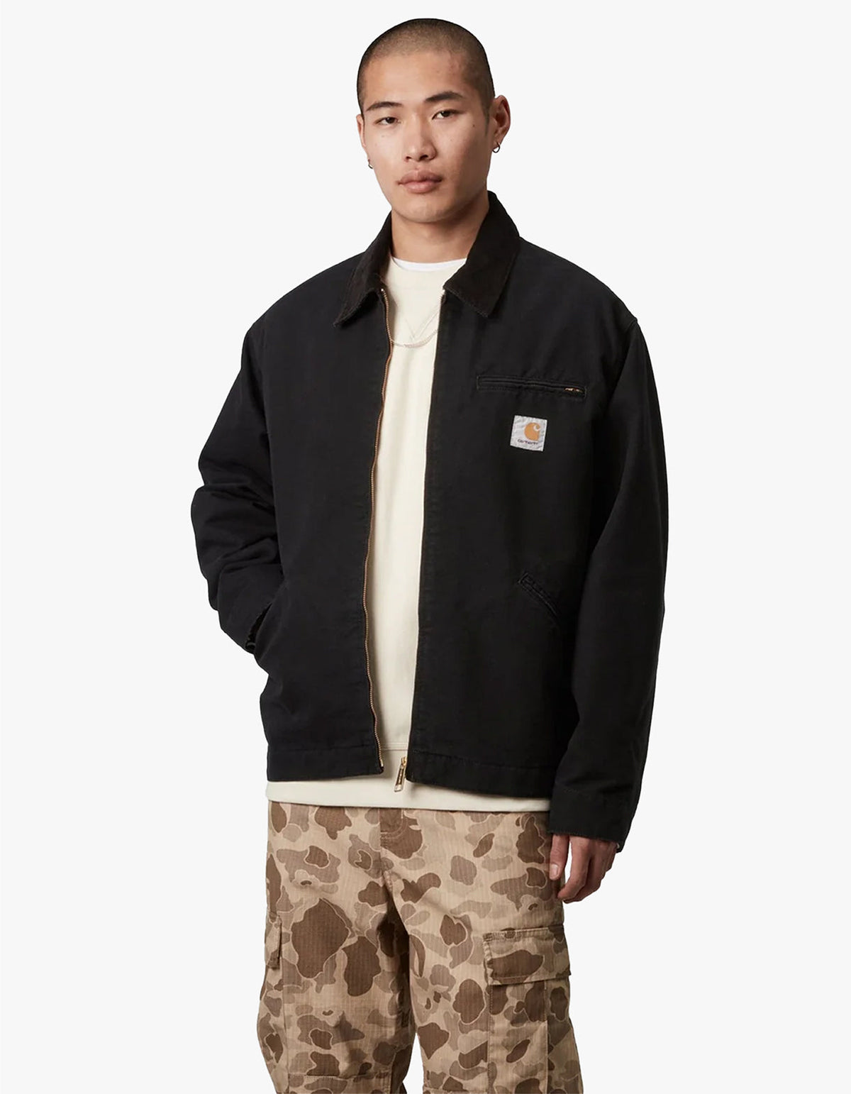 Detroit Jacket - Black/Black (Rinsed)