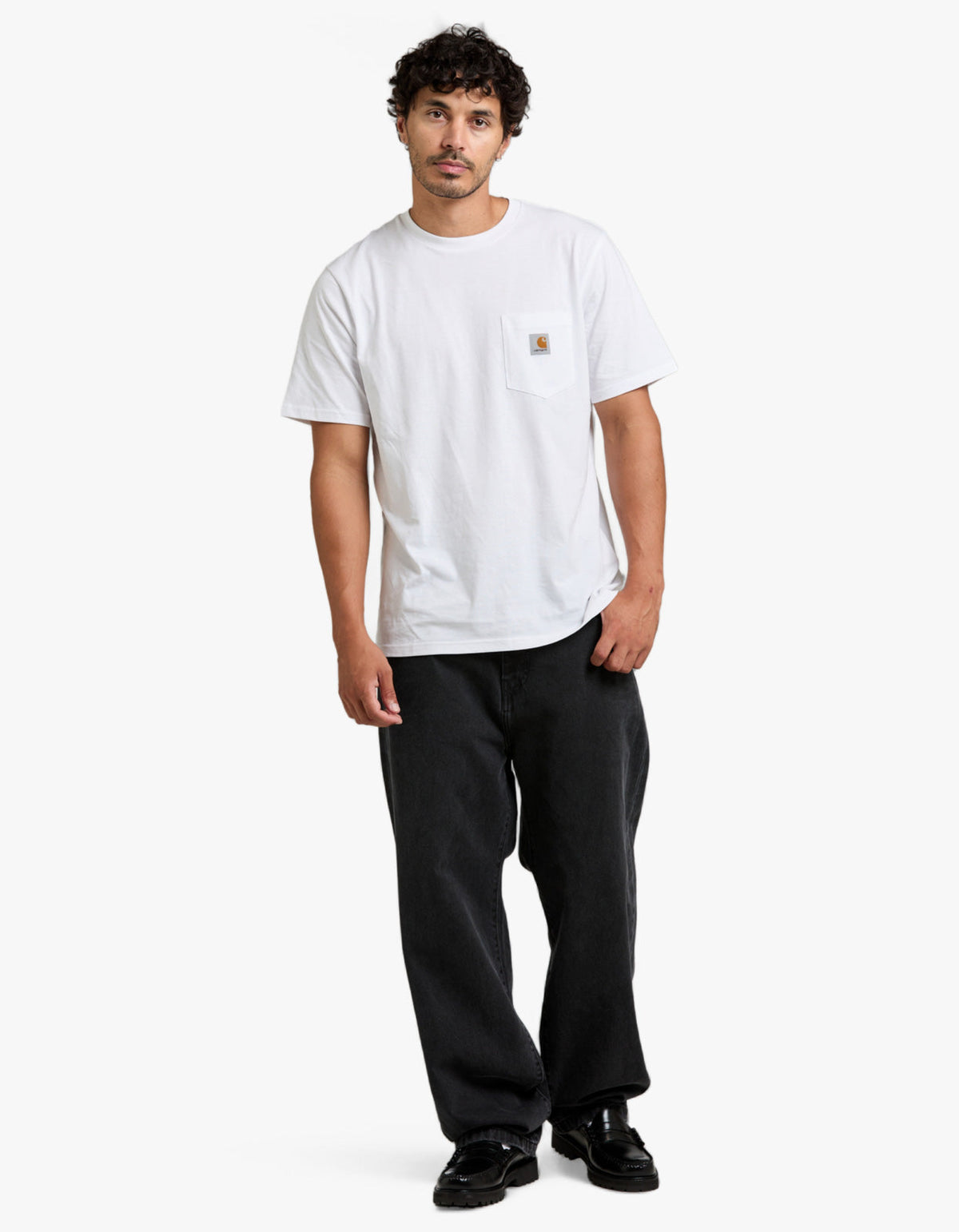 Landon Pant - Black (Stone Washed)